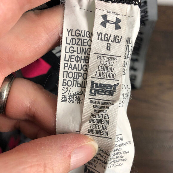 Under Armour Girls Youth Large Notre Dame Fighting Irish Workout Leggings - Picture 13 of 15